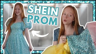 Trying out more PROM Dresses from SHEIN 😳 tryon shein promdress [upl. by Hpeosj]