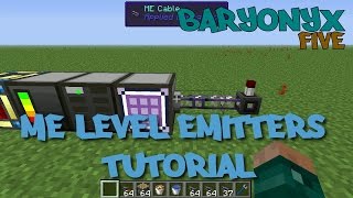 Minecraft Applied Energistics ME Level Emitter Tutorial [upl. by Kelcie23]