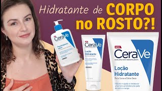 Hidratante de corpo para o rosto  Resenha da Loção Hidratante da Cerave  Opinião de Esteticista [upl. by Ilarrold]