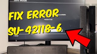 How To Fix PS4 Error Code SU421186  PS4 Update 1152 Fix [upl. by Aeneg]