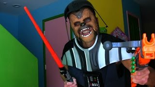 Darth ChewbacAder Star Wars The Force Awakens Toy Review  Star Wars Toy Review  Konas2002 [upl. by Groark]