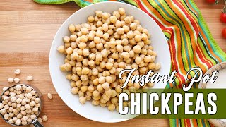 Instant Pot Chickpeas  Garbanzo Beans  Recipe for Hummus 🙌🏻 [upl. by Erlene]