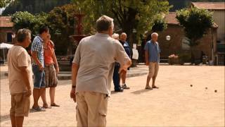 Partie de pétanque à Antraïgues [upl. by Hobbs]