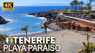 4k Walking Tour of Playa Paraiso Adeje Tenerife in March 2022 [upl. by Rammaj]