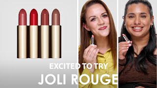 Were Excited To Try Clarins Joli Rouge Lipstick Refill [upl. by Roby]