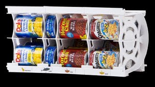 Stockpile Storage  Shelf Reliance Cansolidator Food Rotating System [upl. by Enttirb356]