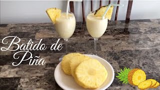 UN DELICIOSO BATIDO DE PINA SUPER FACIL MMMM [upl. by Neeruan]