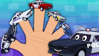 Ralph and rocky  Police Car Finger Family  Car Song  Kids Nursery Rhyme [upl. by Ardnaeed]