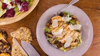 Chef Michael Whites Skinny Chicken Paillard Salad With Red Wine Vinaigrette [upl. by Feer]