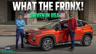 IndiaMade Maruti Suzuki Fronx Driven In USA Engine Drive Experience and More [upl. by Blackwell]