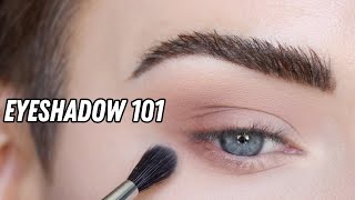 HOW TO APPLY EYESHADOW  Tips amp Tricks for Simple Eye Makeup [upl. by Huebner]