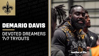 Recap Devoted Dreamers 7v7 Tryouts w Demario Davis [upl. by Eurydice12]