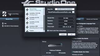 PreSonus 101 MIDI Device Setup in Studio One [upl. by Arema]