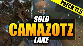 PUTTING THE TEAM ON MY BACK  SMITE 115 CAMAZOTZ SOLO [upl. by Evadnee]