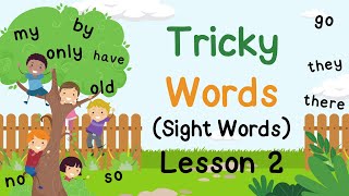 Tricky Words  Sight Words  Lesson 2  Reading Practice phonicsreading [upl. by Yasmeen]