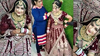 Advance Bridal Dupatta setting for 2024 Bridal Dupatta draping step easy tutorialbridalmakeup [upl. by Arnold821]