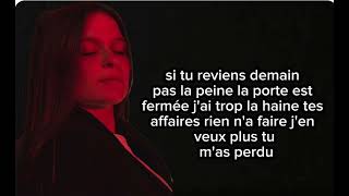 Trahie Anaïs robin parole Lyrics [upl. by Dianne]