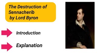 The Destruction of Sennacherib by Lord Byron explanation [upl. by Neema]