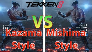 Mishima Style vs Kazama Style Jin has both in Tekken 8 [upl. by Seugirdor]