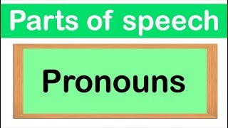 PRONOUNS  Definition Types amp Examples in 5 MINUTES  Parts of speech [upl. by Liv]