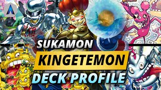 KING OF POO KingEtemon amp Sukamon Deck Profile amp Combo Guide  Digimon Card Game BT13 Format [upl. by Merwin]