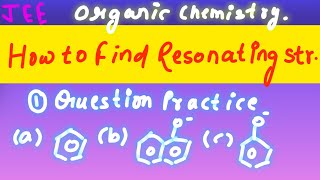 How to find Resonating Structures  Organic chemistry  JEENEET organicchemistry [upl. by Ottillia585]