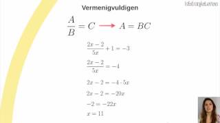 Gebroken functies Vergelijkingen oplossen 1  Wiskunjeleren [upl. by Hamal]