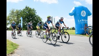 Etape 1 des Jeunes du Criterium du Dauphine 2024 SaintGermainLaval  Neulise [upl. by Ailla229]