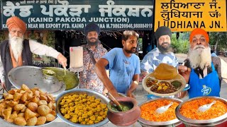 Ludhiana street food Tour Ep2Dry fruit KulchaOil free choleKaind pakora chikkad choleMayapuri😊 [upl. by Keung886]