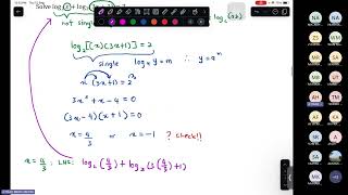 Solving Logarithmic Equations [upl. by Tecla]