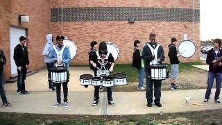 FTHS drumline practices drumline the movie cadence  2 [upl. by Munafo]