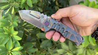 Medford Knives Praetorian Genesis Ti  Vulcan Tanto S45VN Blade Custom Knife From R1MarketPlace [upl. by Erdeid]