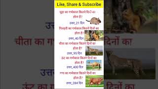 जानवरों से जुड़े कुछ महत्वपूर्ण इंटरव्यू के सवाल  IAS interview questions 🇮🇳 shorts interview [upl. by Harad]