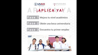 Presentación del programa de becas Oportunidades de la Fundación Gloria de Kriete [upl. by Seow]