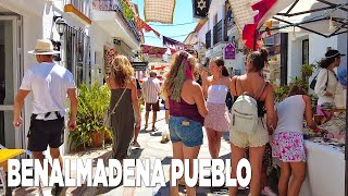 Benalmadena Pueblo A Captivating Journey through Malaga Spains Charming White Village 4K [upl. by Ginevra]