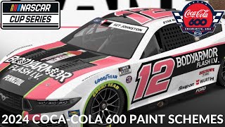 2024 CocaCola 600 Paint Schemes [upl. by Carlyn93]